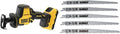 DeWalt DCS369NT-XJ Scie sabre et scie alternative – moteur sans balais, en bois, format compact, Set de 5, 240 mm, 18V, pour le travail du bois