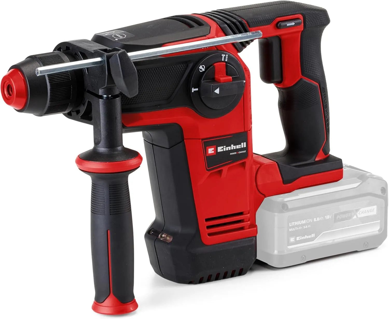 Einhell HD 18 Marteau perforateur – TP-HD, sans fil, moteur sans balais, usage professionnel, 18 V