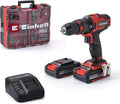 Einhell CD 18 Perceuse à percussion – TE-CD, sans fil, 0 Ah, 18V, 40 Nm, 2,0Ah
