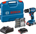 Bosch Perceuse à percussion – GSB, usage professionnel, 18V, 2,0 Ah