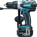 Makita DHP458RTJ Perceuse à percussion pour le perçage de maçonnerie et les travaux de montage, LXT, 18V, 0 Ah