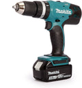 Makita DHP453SFE Perceuse à percussion pour le perçage de maçonnerie et les travaux de montage, sans fil, 13 mm, 18 V, 3 Ah