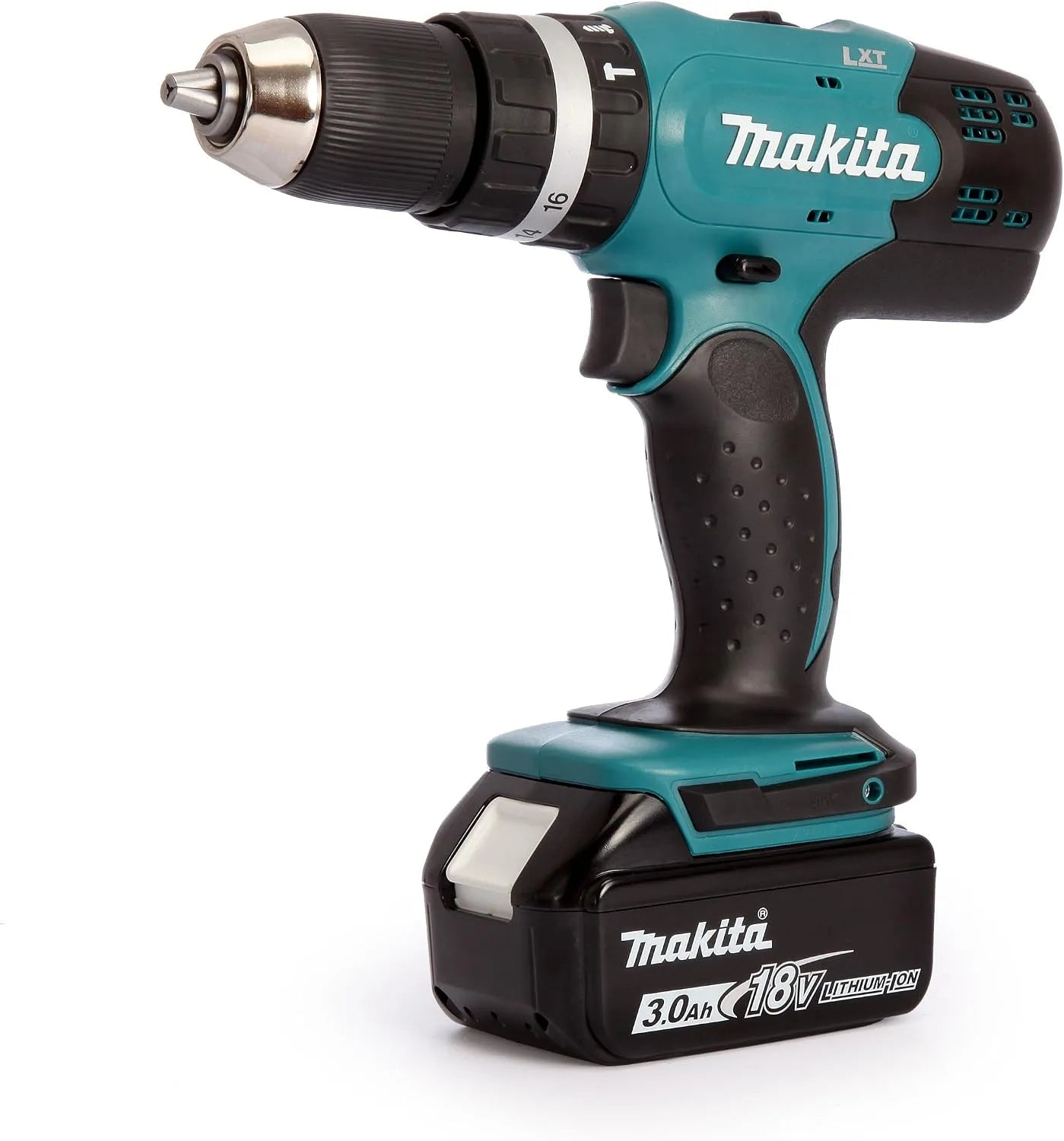 Makita DHP453SFE Perceuse à percussion pour le perçage de maçonnerie et les travaux de montage, sans fil, 13 mm, 18 V, 3 Ah