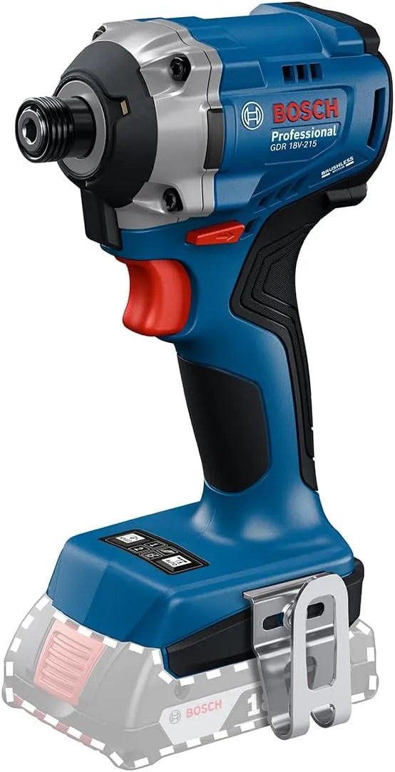 Bosch Professional 18V System Tournevis à percussion sans fil GDR 18V-215, usage professionnel