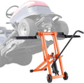 VEVOR Tondeuse à gazon, format mobile, réglable, grande capacité, 225 kg, pour l'entretien automobile, orange