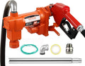 VEVOR Pompe de transfert de carburant et pompe à gasoil, 75,7 L/min, 12 V