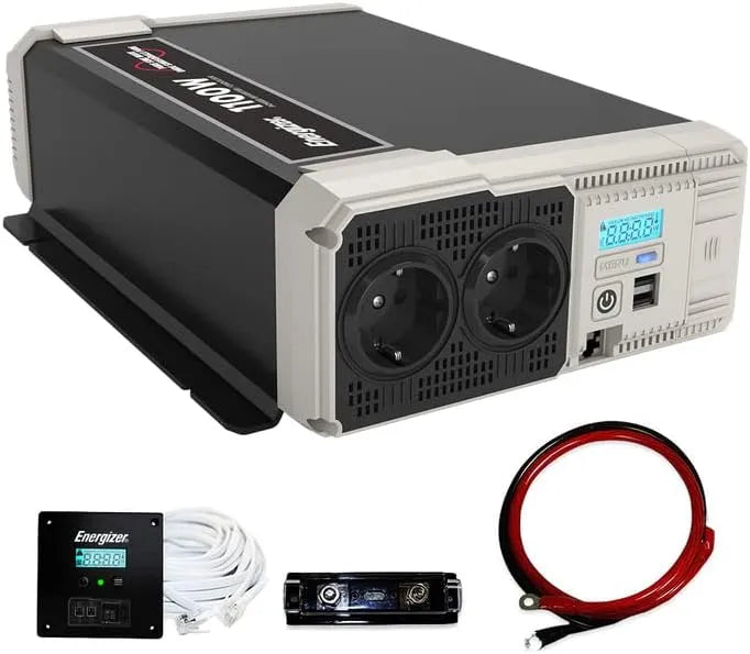Convertisseur CC-CA et convertisseur de tension, 1100 W, 2200 W, 12 V, 230 V