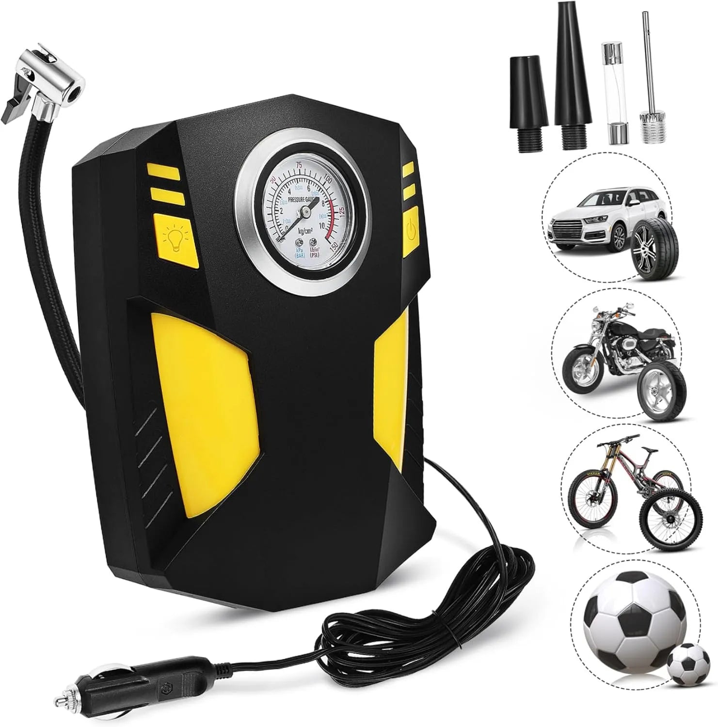 Compresseur d'air – ABS, format portable, pour l'entretien automobile