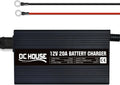 LiFePO4 Chargeur intelligent de batterie et chargeur d'entretien, 12V, 20A, pour bateau et alimentation marine