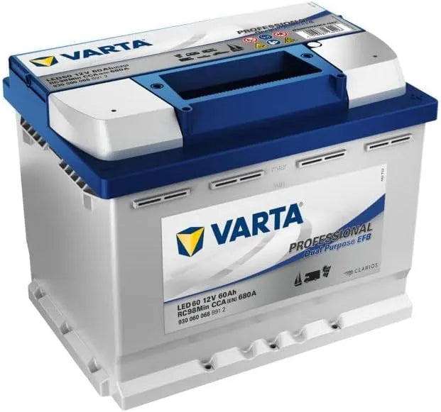 Varta Camping-Cars, Loisirs, Professionnal Decharge Lente Lfd60 Batterie Bateaux