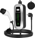 Borne de recharge pour voiture électrique et chargeur EV mobile, 3.5KW, 16A, pour véhicule et alimentation mobile, Type 2, prise Schuko, 5M