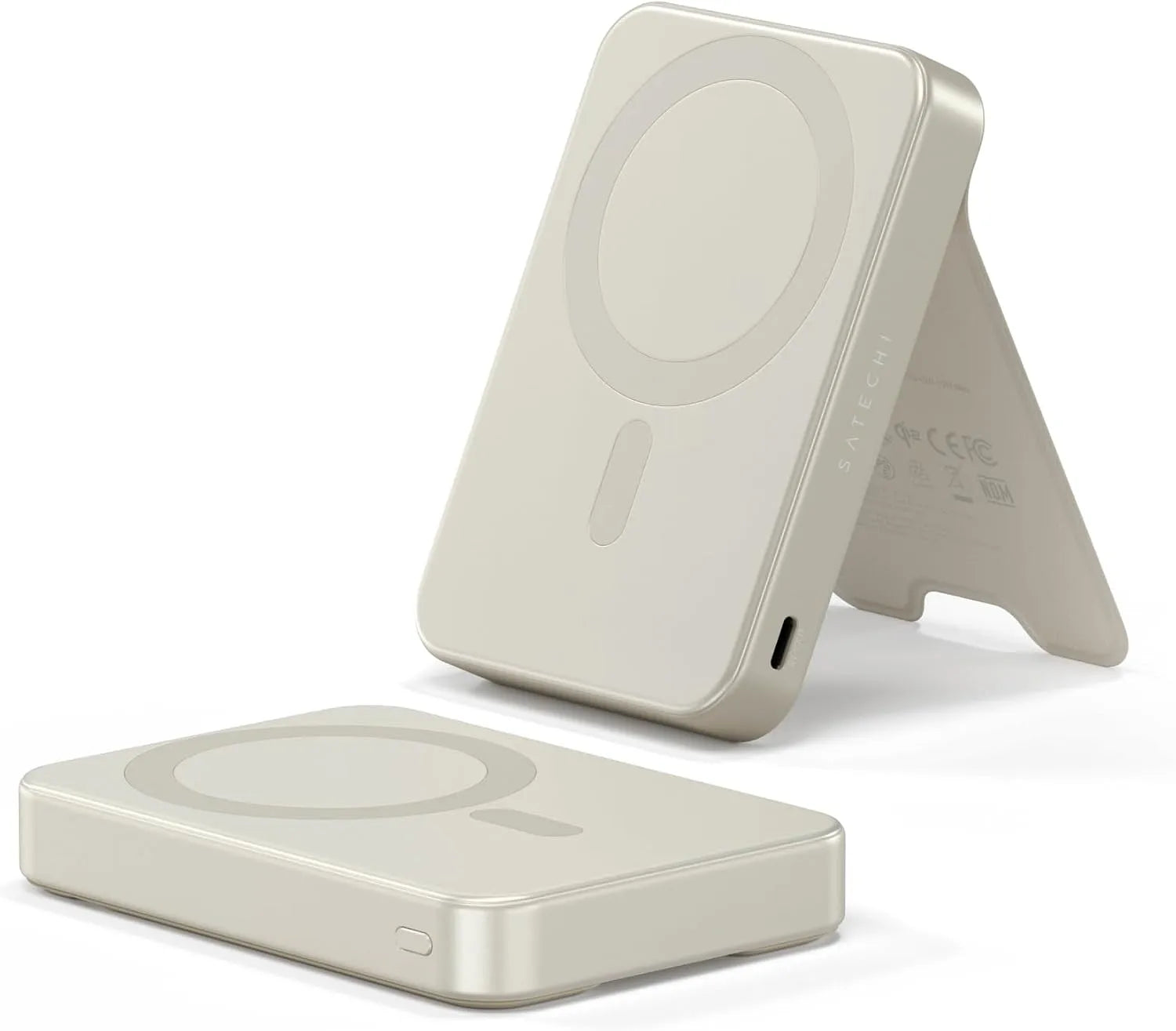 Pliable Qi2 Batterie externe à charge rapide et chargeur portable, 10000mAh, 15W