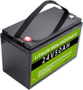 LiFePO4 Batterie lithium LiFePO4 et batterie solaire à décharge profonde, 300Ah, avec BMS, 200Ah, 100Ah, 50Ah, pour camping et camping-car