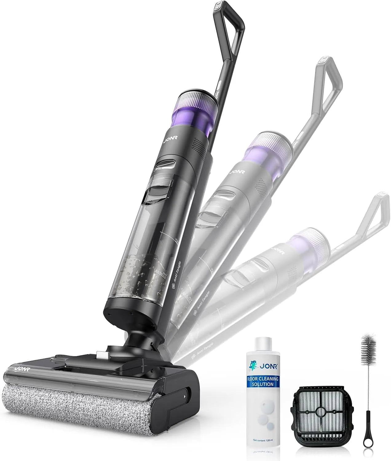 Aspirateur – LCD, sans fil, 4000 mAh, 70 °C, pour l'entretien automobile, JONR ED 12