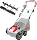 IKRA Scarificateur pour retirer le feutre et aérer le sol pendant l'entretien du gazon-aé IEVL 1838 Scarificateur – 38 cm, 800 W