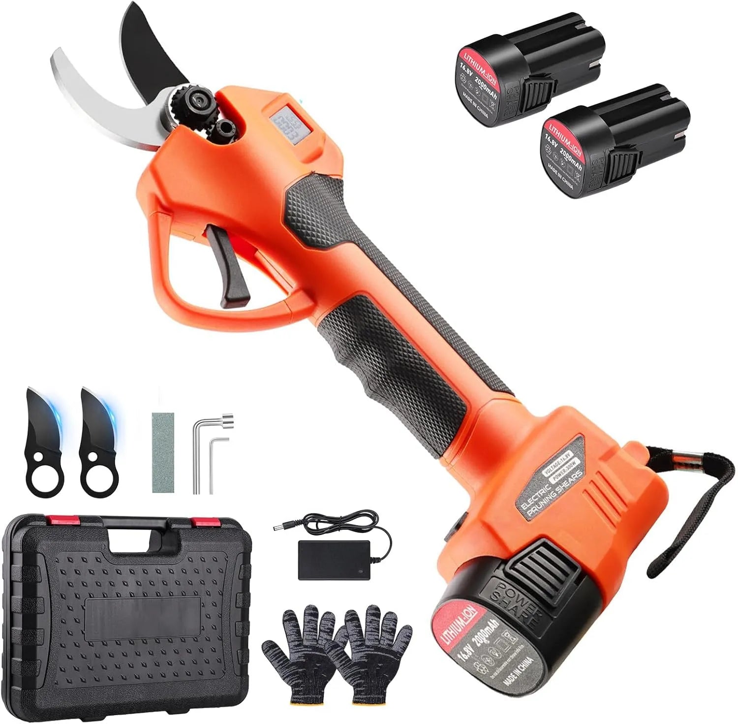 Élagueuse sur perche pour atteindre les branches hautes lors de l'entretien des arbres: SK5, sans fil, 35 mm, 2000 mAh, 95 kg