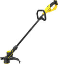 Stanley V20 STCST933B-XJ Coupe-bordures pour finir les contours et atteindre les zones difficiles du jardin, sans fil, 18V