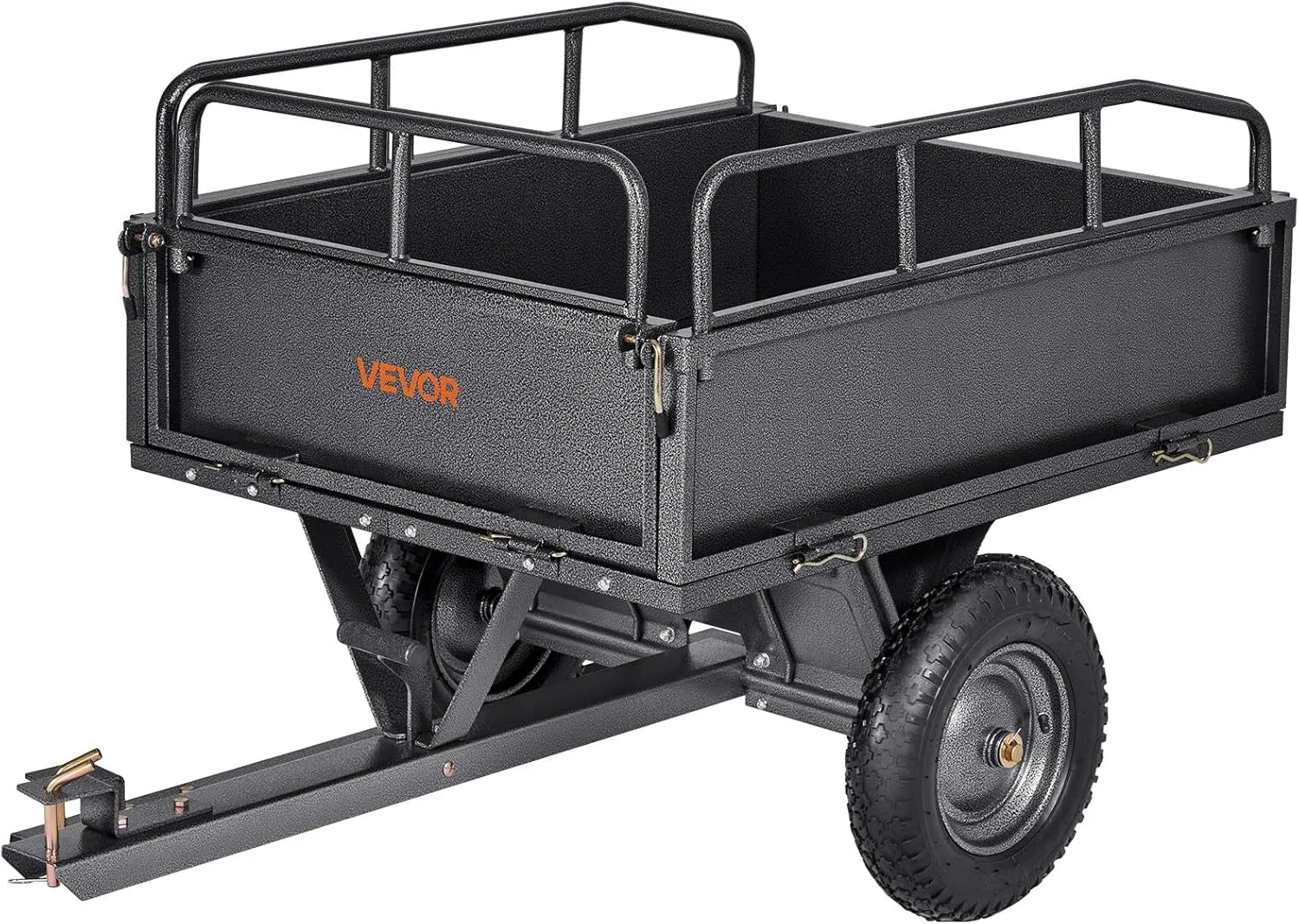 VEVOR Tondeuse à gazon – VTT, en acier, 56 cm, 283 L, 226,8 kg, pour l'entretien du jardin
