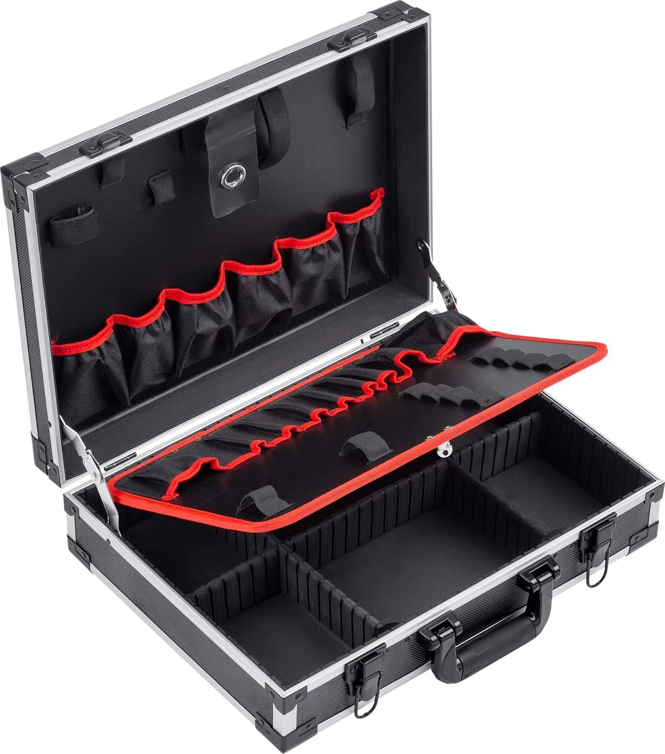 Meister 9095070 Mallette à outils vide, en aluminium, 460 × 320 × 140 mm, 15 kg