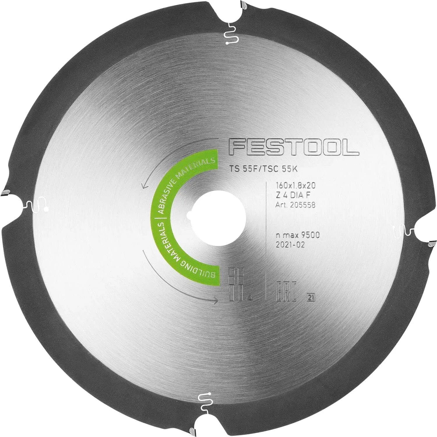 Festool Lame de scie circulaire – ABRASIVE, 160 × 1,8 × 20