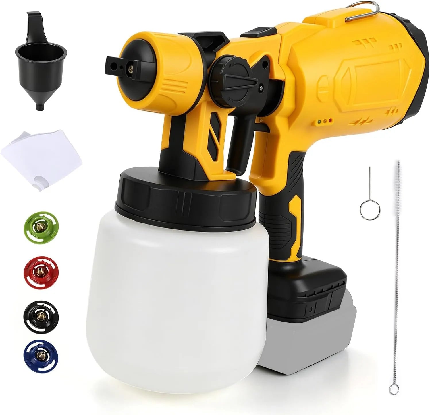 DeWalt 18 Pistolet à peinture et pulvérisateur de peinture: HVLP, sans fil, à motifs, 18 V, 20 V, 1000 ml