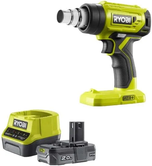 Ryobi R18HG-0-1 Pack Décapeur thermique pour chauffer, rétracter et retirer les anciens revêtements 18V R18HG-0-1 batterie 2.0Ah