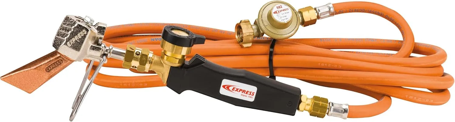 Express 6678 Decapeur Thermique Soudure-Chalumeau Oxygène-Lampe à Souder-Pack Couvreur Prêt – 75 m