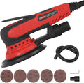Ponceuse excentrique – en métal, en bois, 150mm, 5 mm, 350W, 6 Vitesses, pour le travail du bois