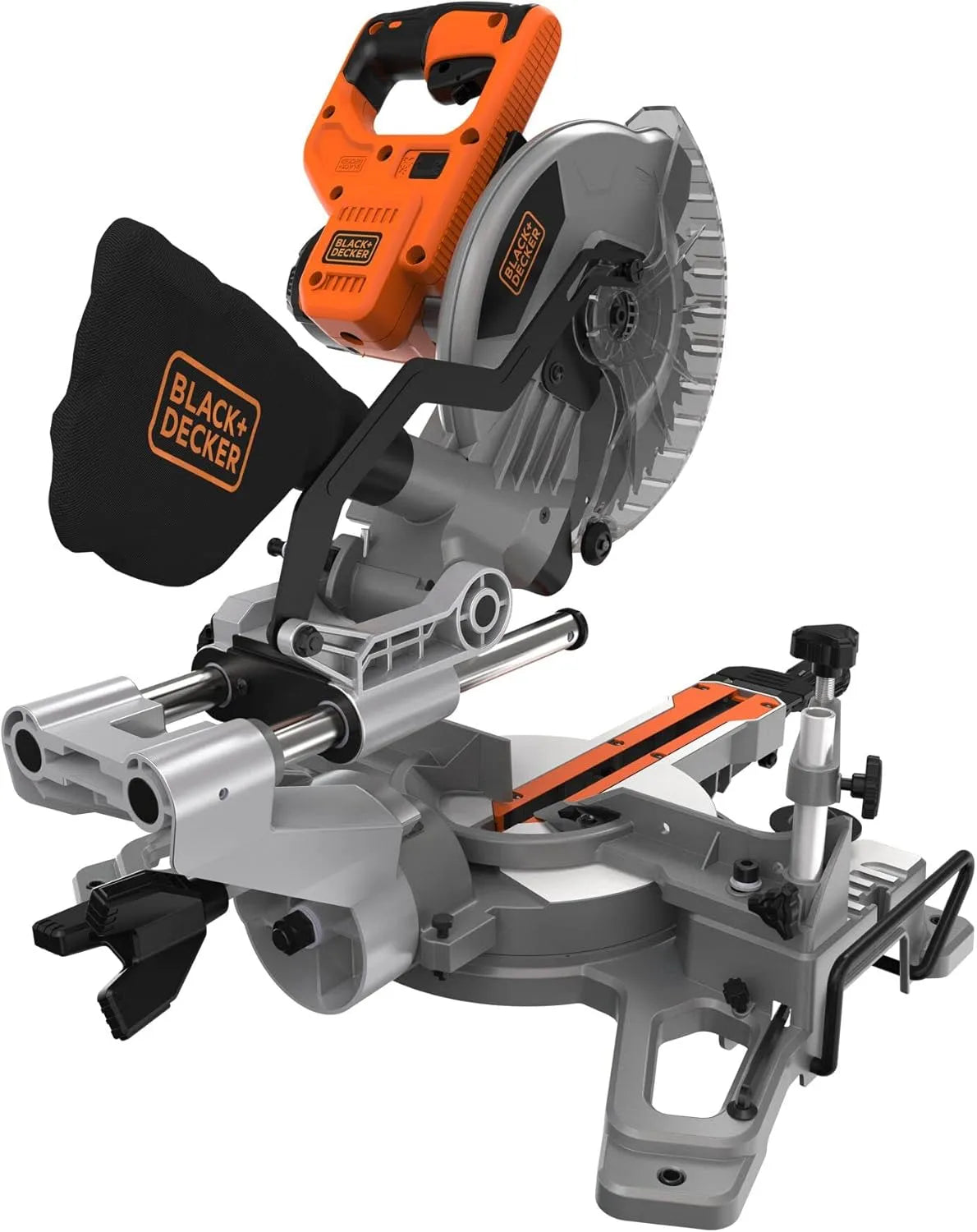 BLACK+DECKER BES701-QS Scie à onglet: 220 mm, 1500 W, noir