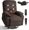VEVOR Fauteuil de massage - avec télécommande, avec chauffage, marron