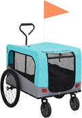 Remorque vélo pour animaux – pliable, gris