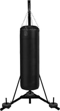 Sac de frappe – structure en acier, sur pied, pliable, réglable, 230 cm, 68 kg