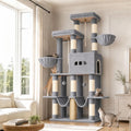 Arbre à chat – 2 Plateformes Extra-Larges, gris