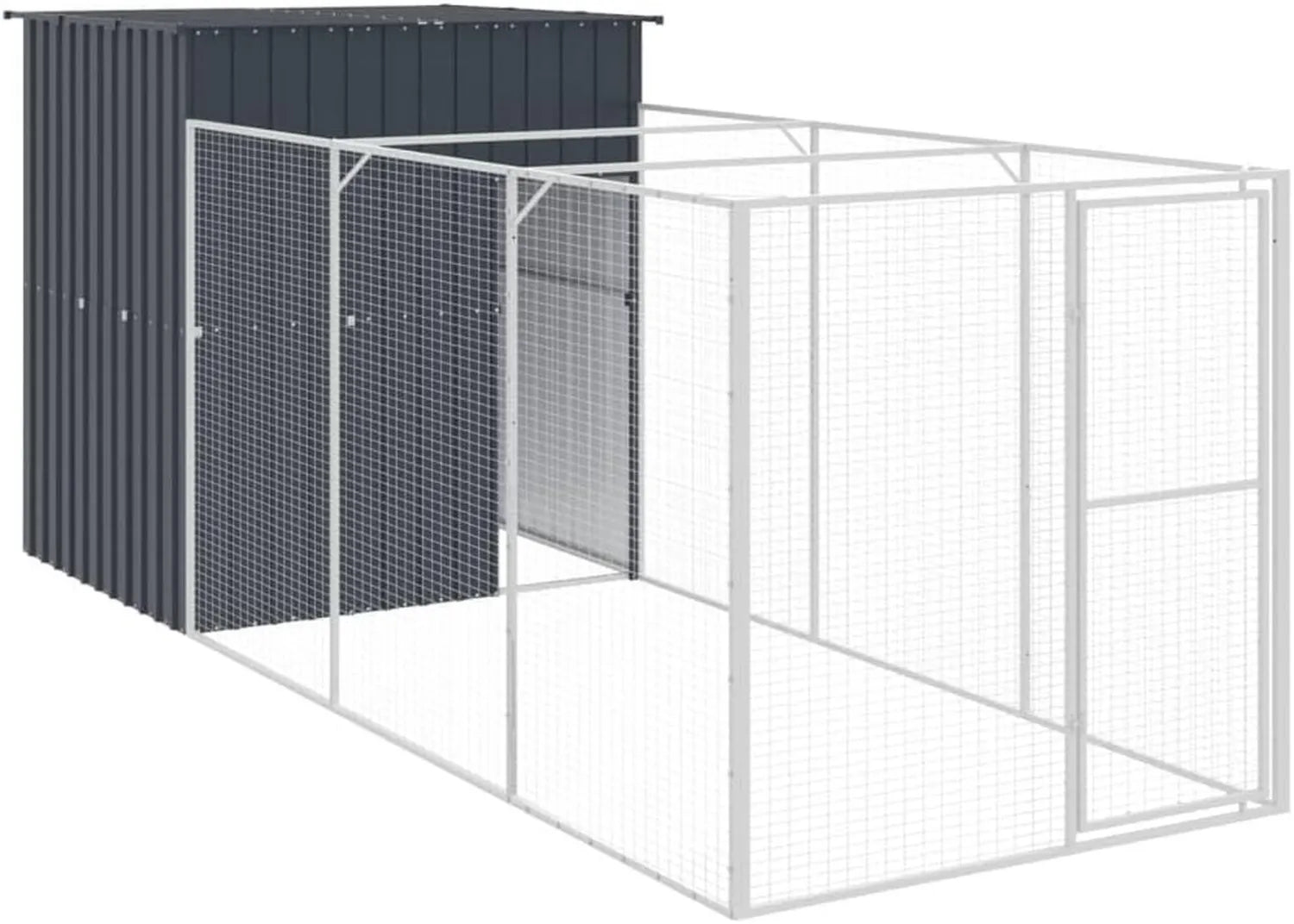 Chenil pour chien – abri pour Chien, 165 × 455 × 181 cm
