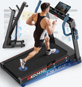 Tapis de marche - pliable, réglable, connexion Bluetooth, vitesse réglable, 180kg, 7HP, 18km/H