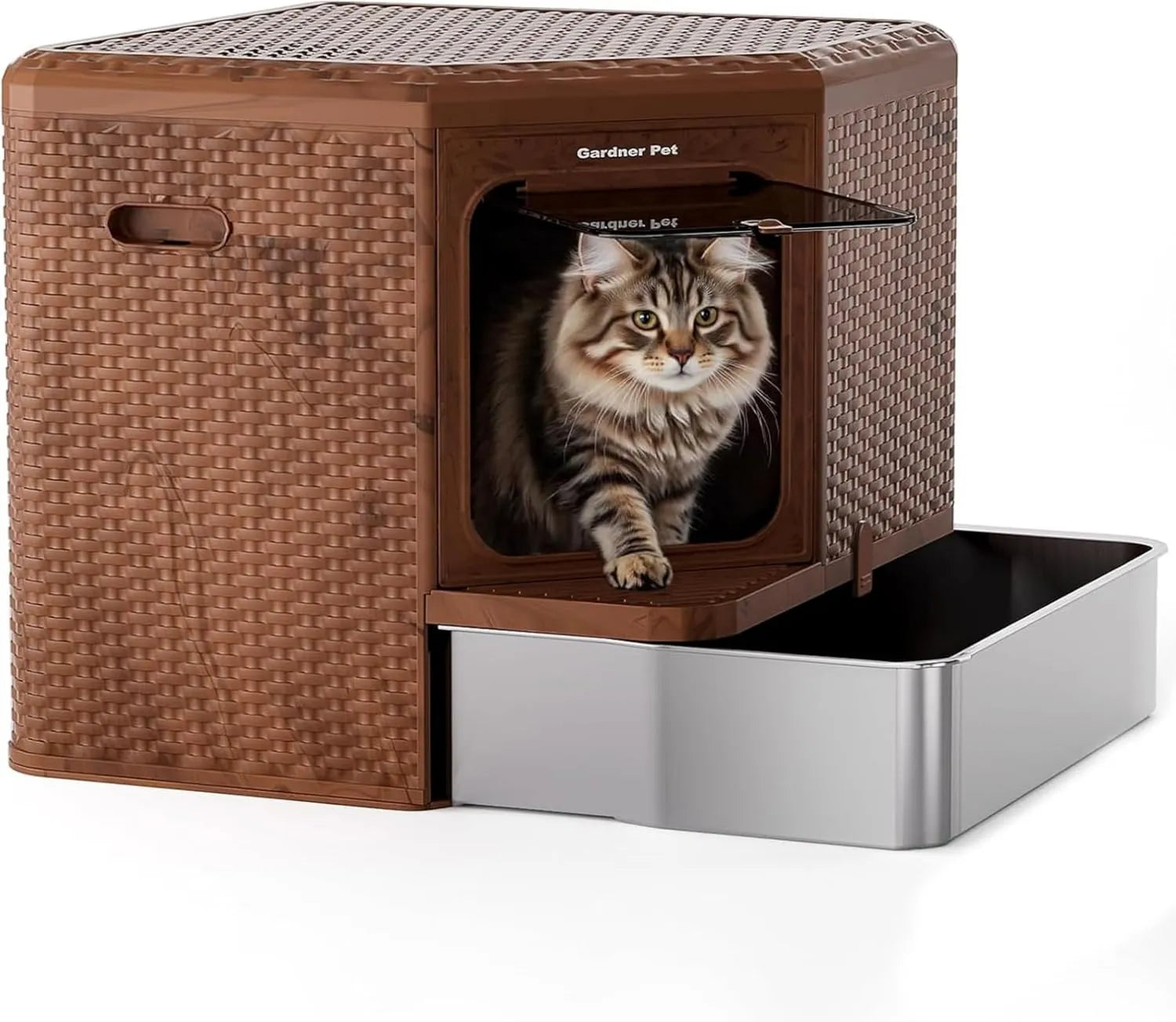 Couchage pour animaux - Gradner Pet Maison de Toilette pour Grand Chat