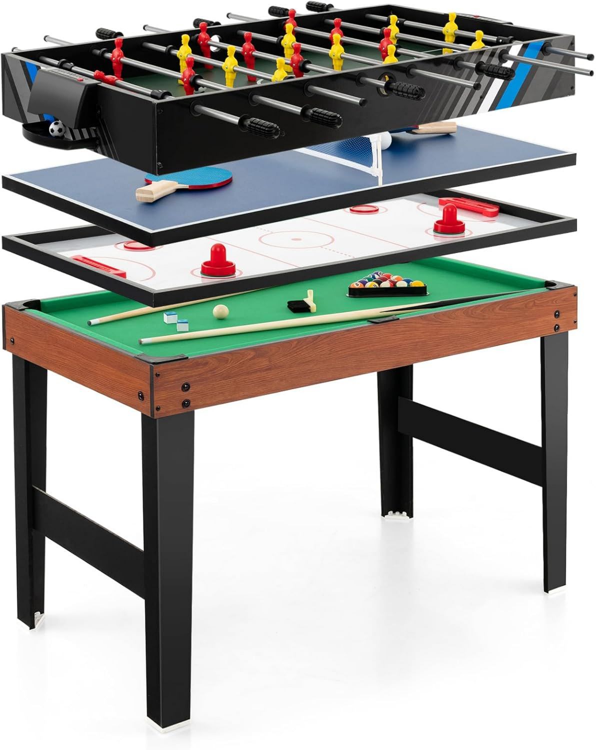 Table de ping-pong: 125 x 97 x 83CM, GOPLUS