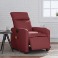 Fauteuil de massage - réglable, rouge, Homgoday