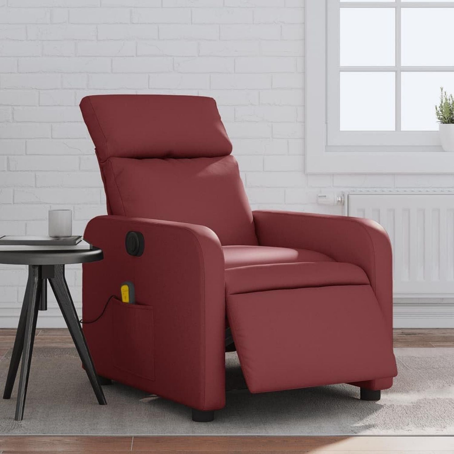 Fauteuil de massage - réglable, rouge, Homgoday