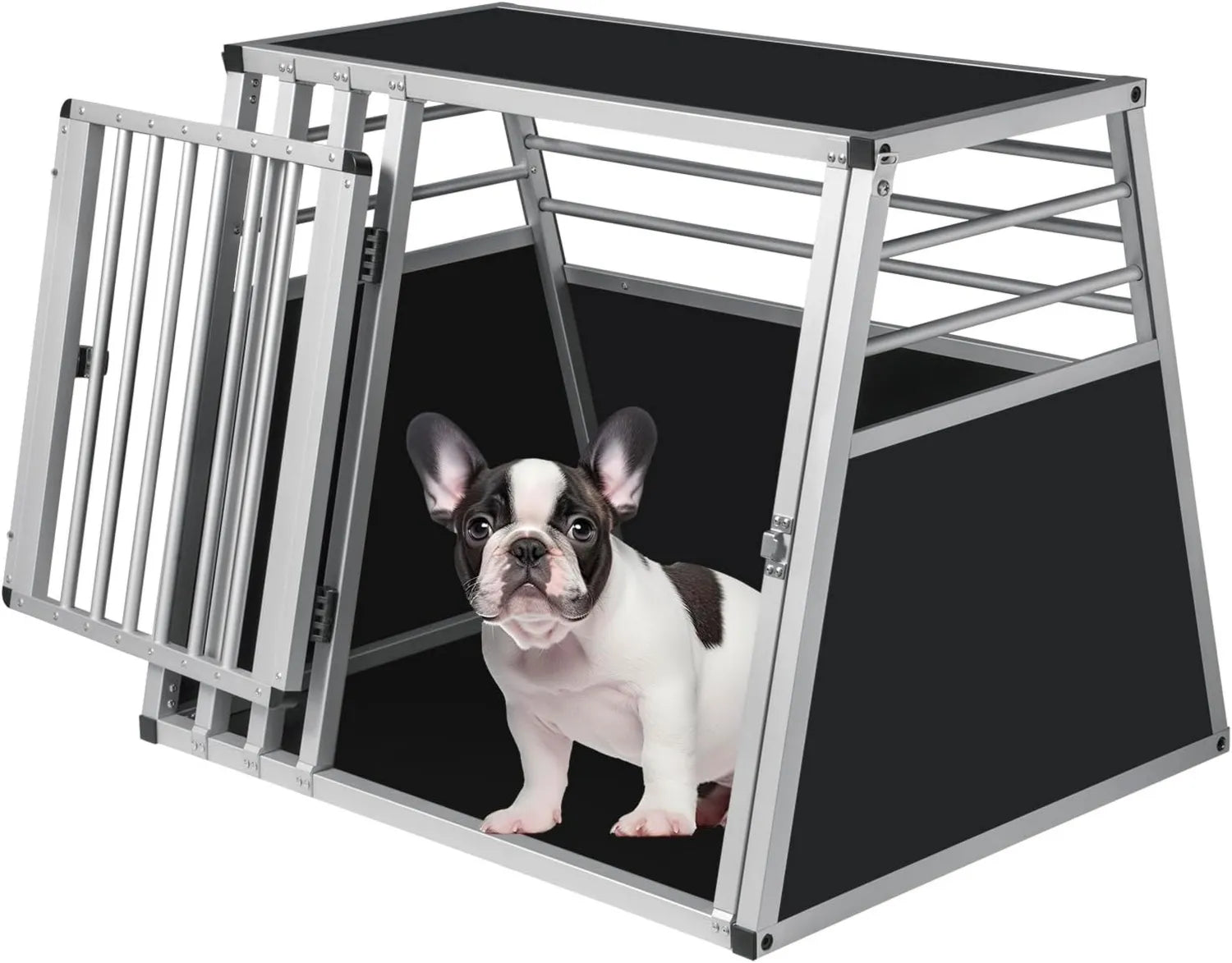 Chenil pour chien – en aluminium, 80 × 65 × 65cm