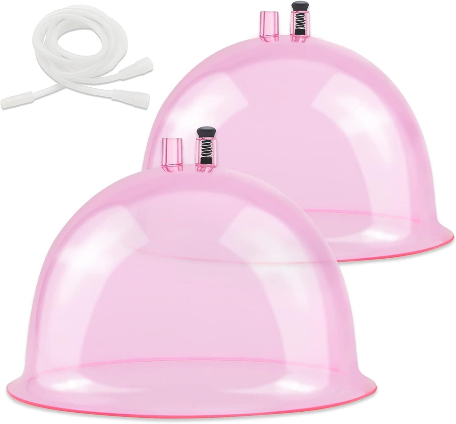 Lot de 2 ventouses sous vide en forme de L: base à ventouses, 5 cm, rose, ZILAMPU