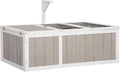 PawHut Maison enclos Cage pour Petit Animal Tortue avec 2: 5L, 61l