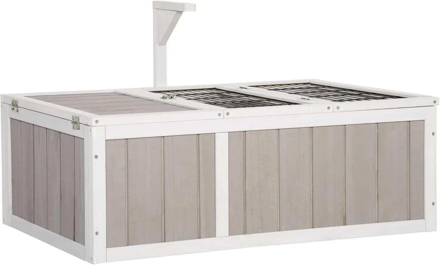 PawHut Maison enclos Cage pour Petit Animal Tortue avec 2: 5L, 61l