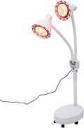 Appareil de luminothérapie rouge: pivotant, avec télécommande, avec chauffage, avec roulettes