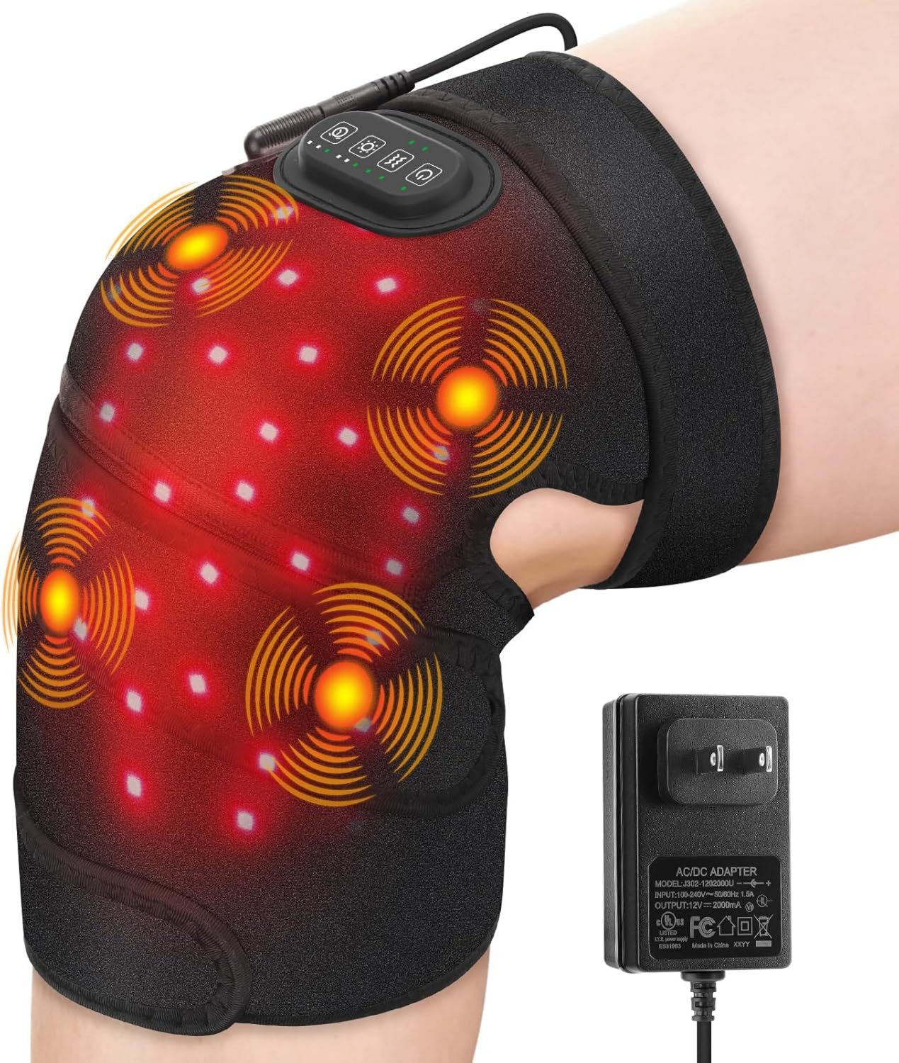 Appareil de luminothérapie rouge - fonction chauffante, avec chauffage, 660 nm, 850 nm