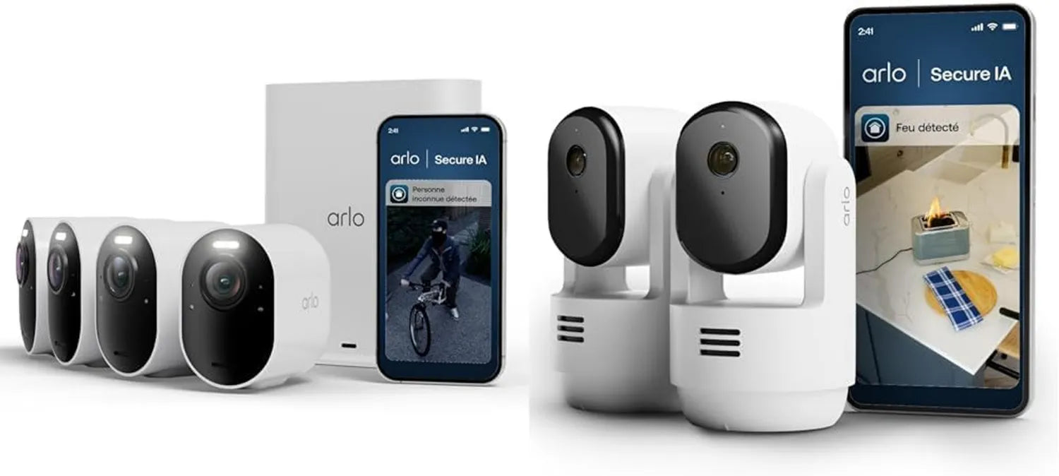 Ultra 3 et Indoor PTZ – avec caméra, connexion Wi-Fi