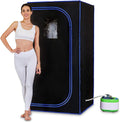 Couverture de sauna infrarouge: structure en acier, format portable, usage à domicile, 4l