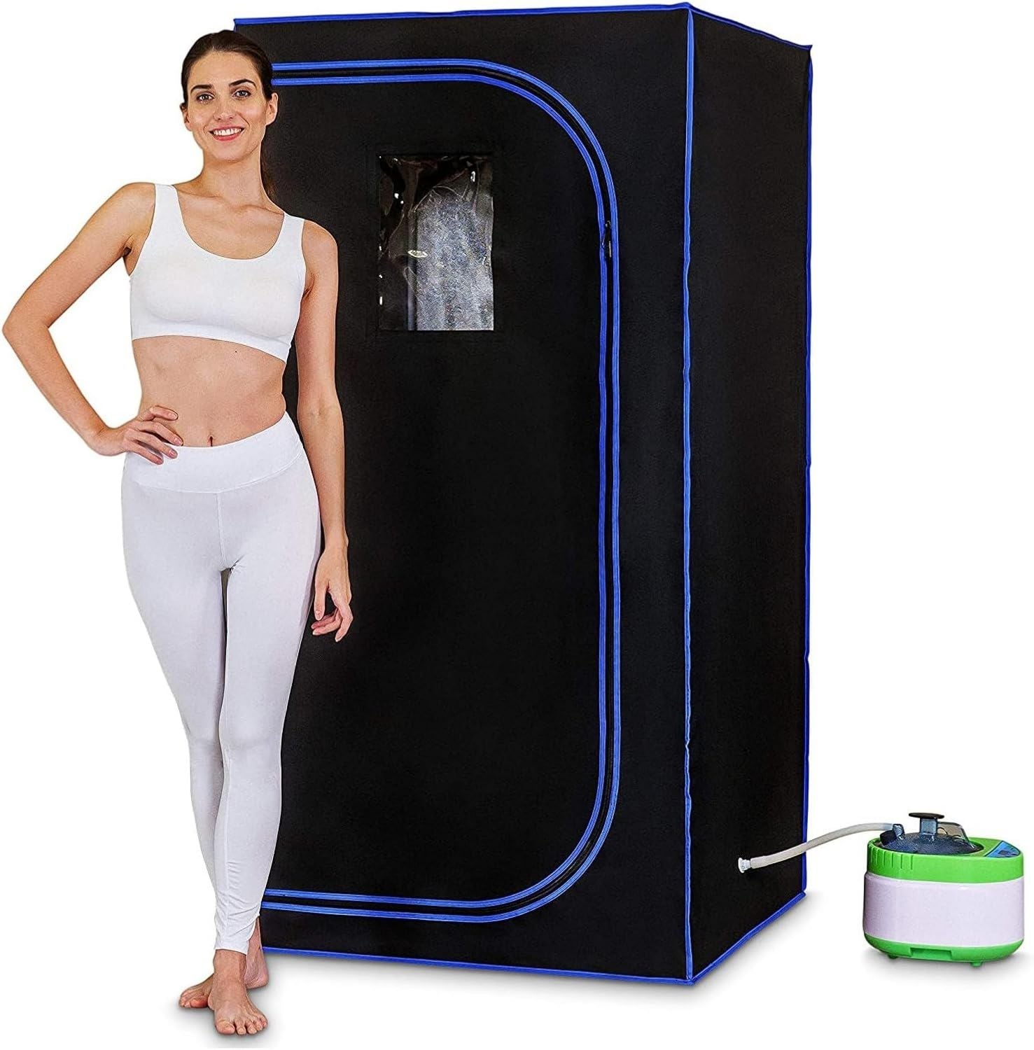 Couverture de sauna infrarouge: structure en acier, format portable, usage à domicile, 4l