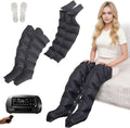 Bottes de pressothérapie – massage par compression d'air, avec télécommande, 240 mmHg