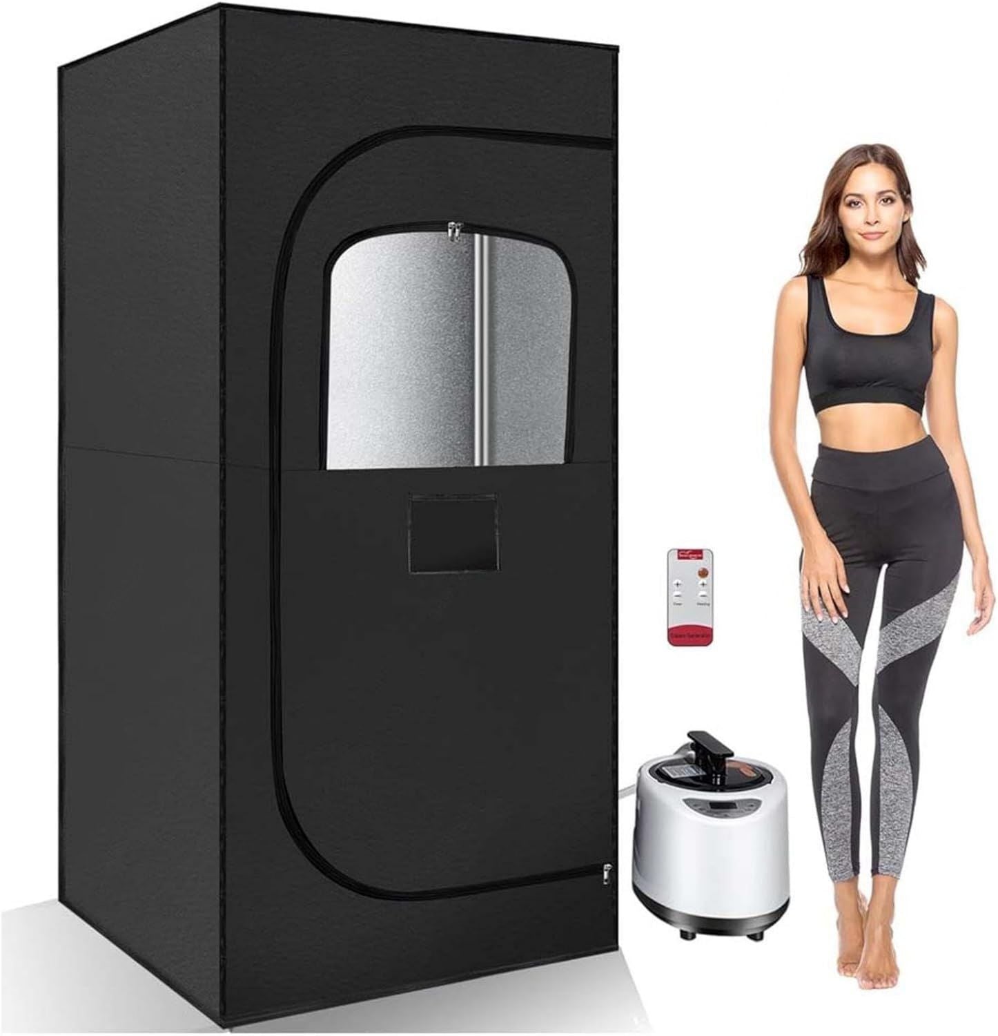 Sauna vapeur portable - pivotant, avec télécommande, format portable, CXAPRDSH